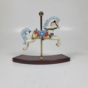 Princeton Gallery Carousel Birthstone Horse - January 1995